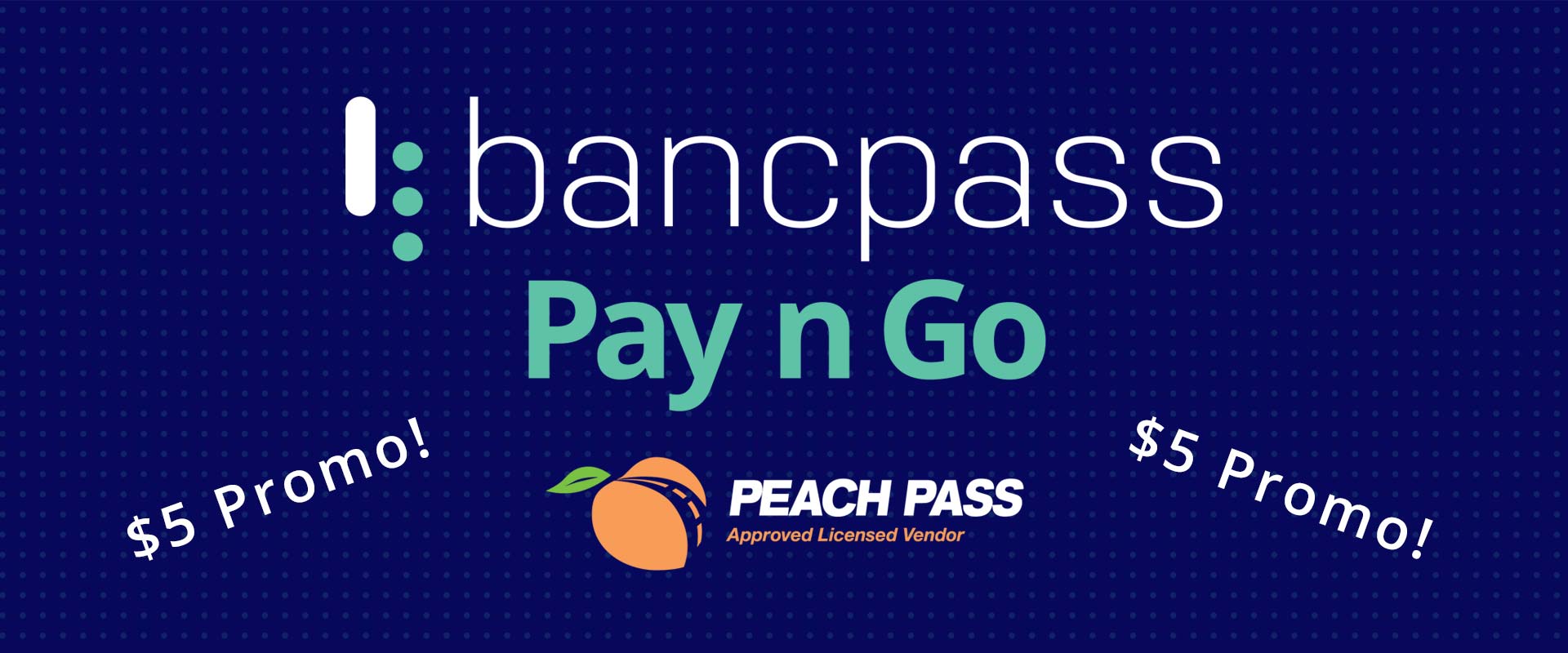 Press BancPass Cash Reloadable Toll Sticker