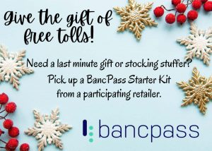 Give the gift of pre-paid road tolls for Christmas - BancPass